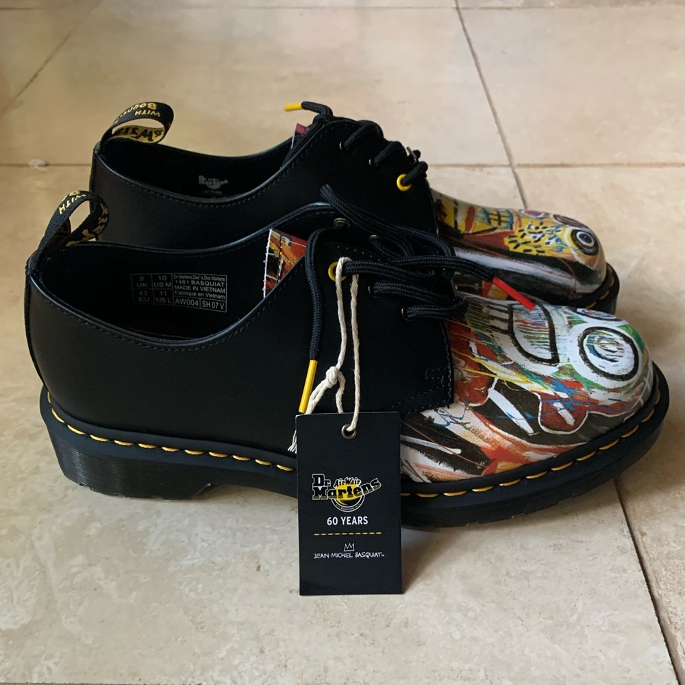 Dr Martens 1461 Basquiat shoes oxfords NWT size UK 9/ US 10